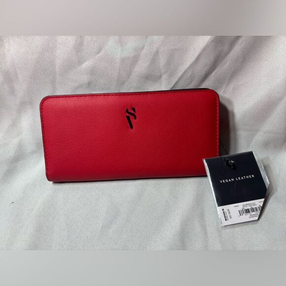 New Simply Vera Vera Wang Vivian Wallet Barbados Cherry Color - Picture 3 of 8